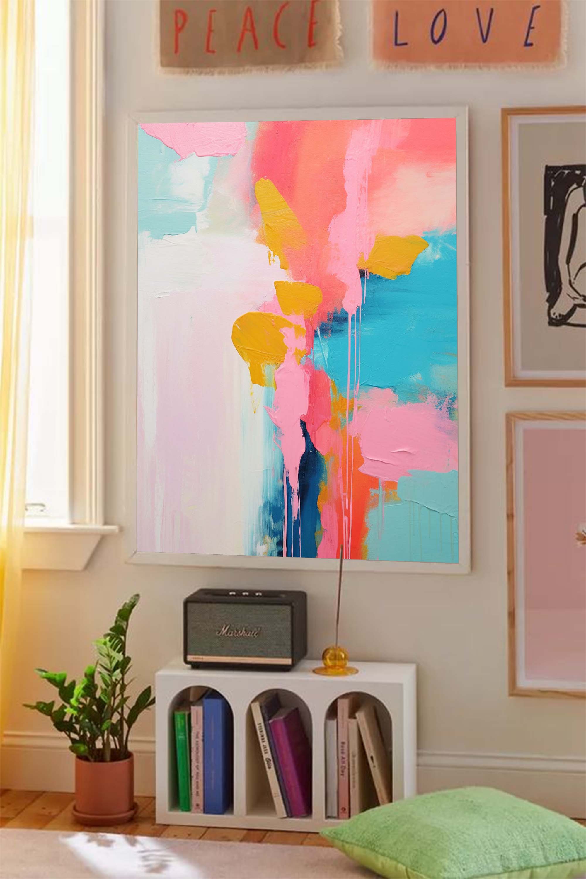 Blossom Dreams Abstract Painting