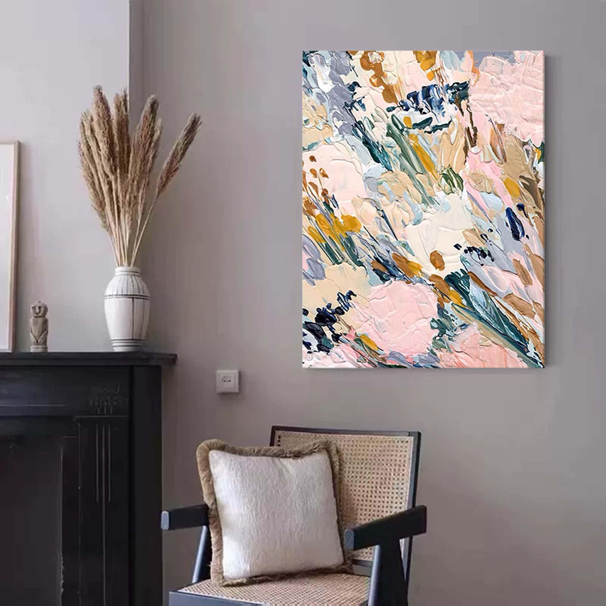 Pastel Bloom Abstract