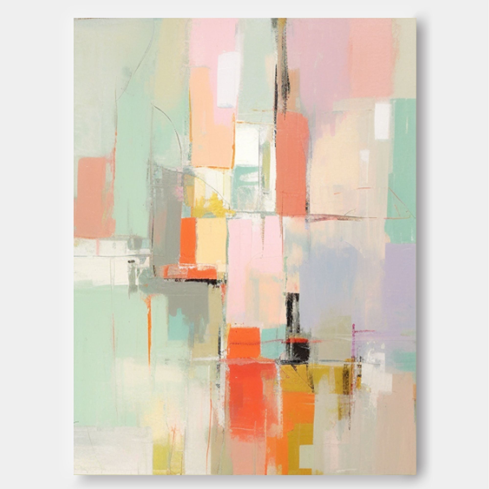 Abstract Canvas Art #AB357