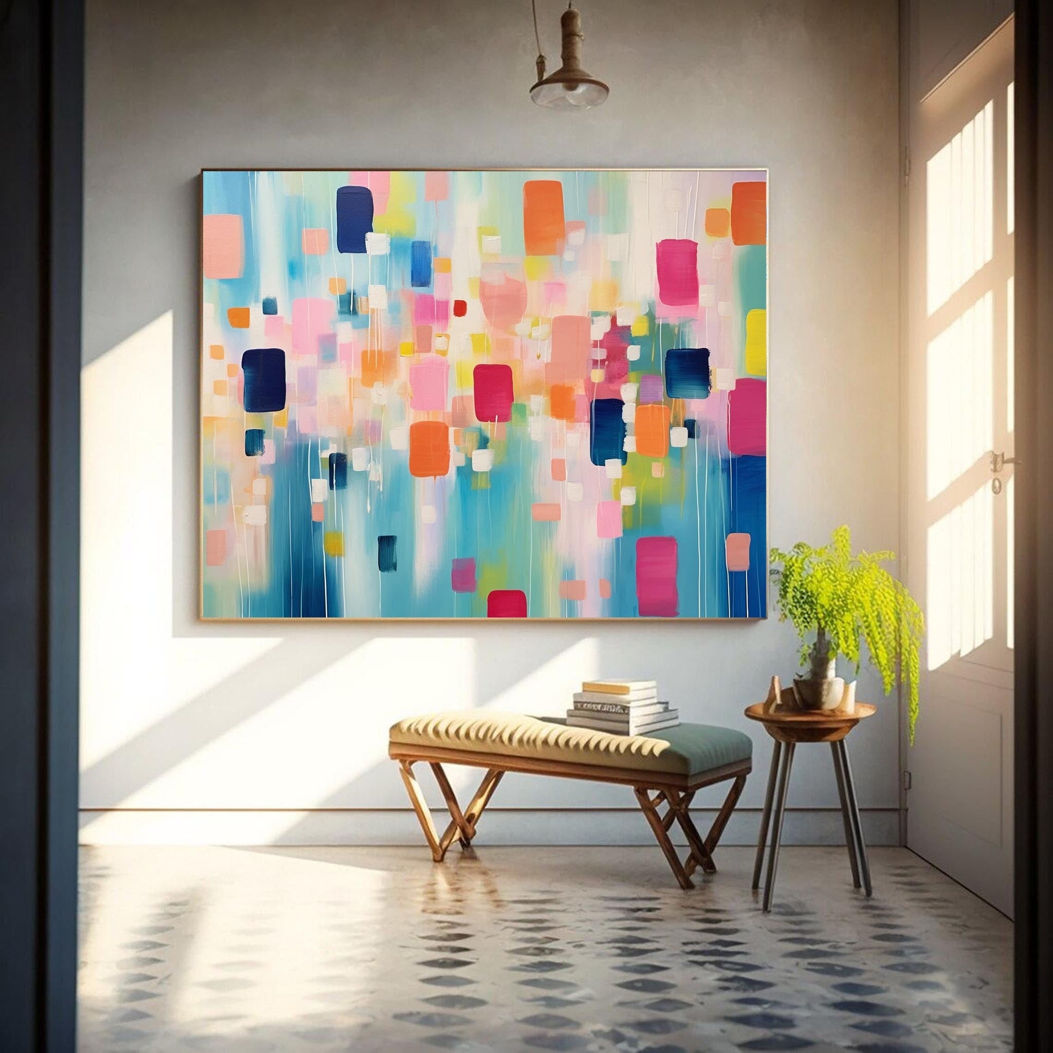 Colorful Geometric Abstract Art