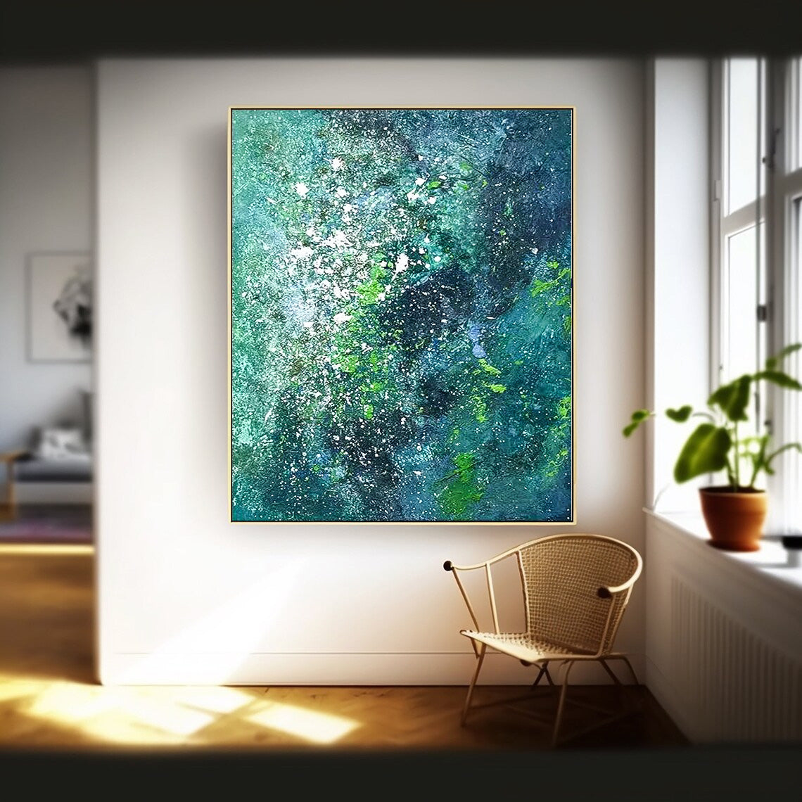 Abstract Canvas Art #AB293