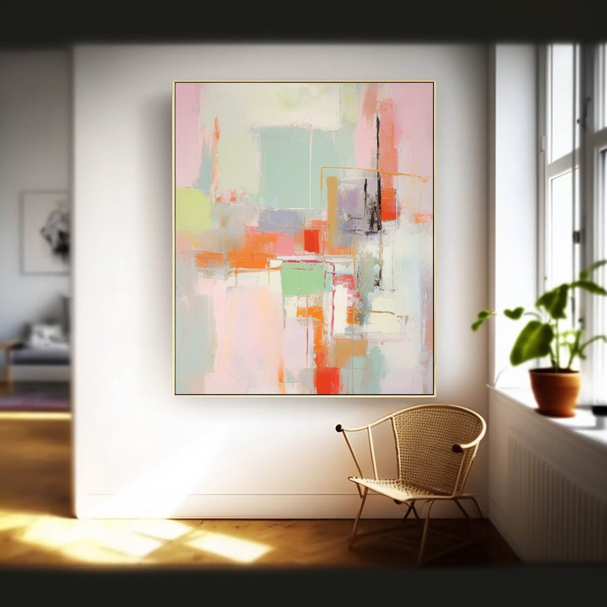 Abstract Canvas Art #AB359