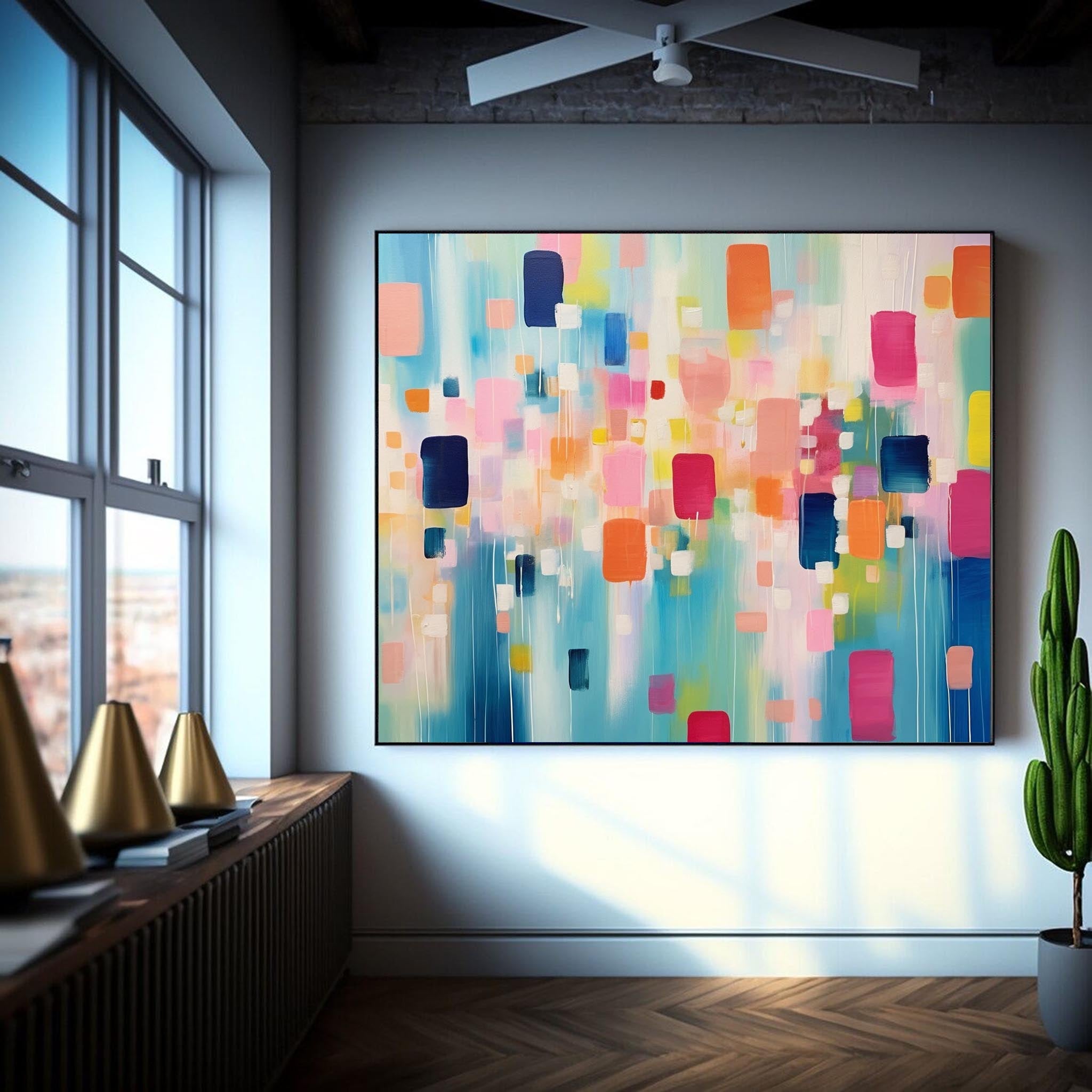 Colorful Geometric Abstract Art