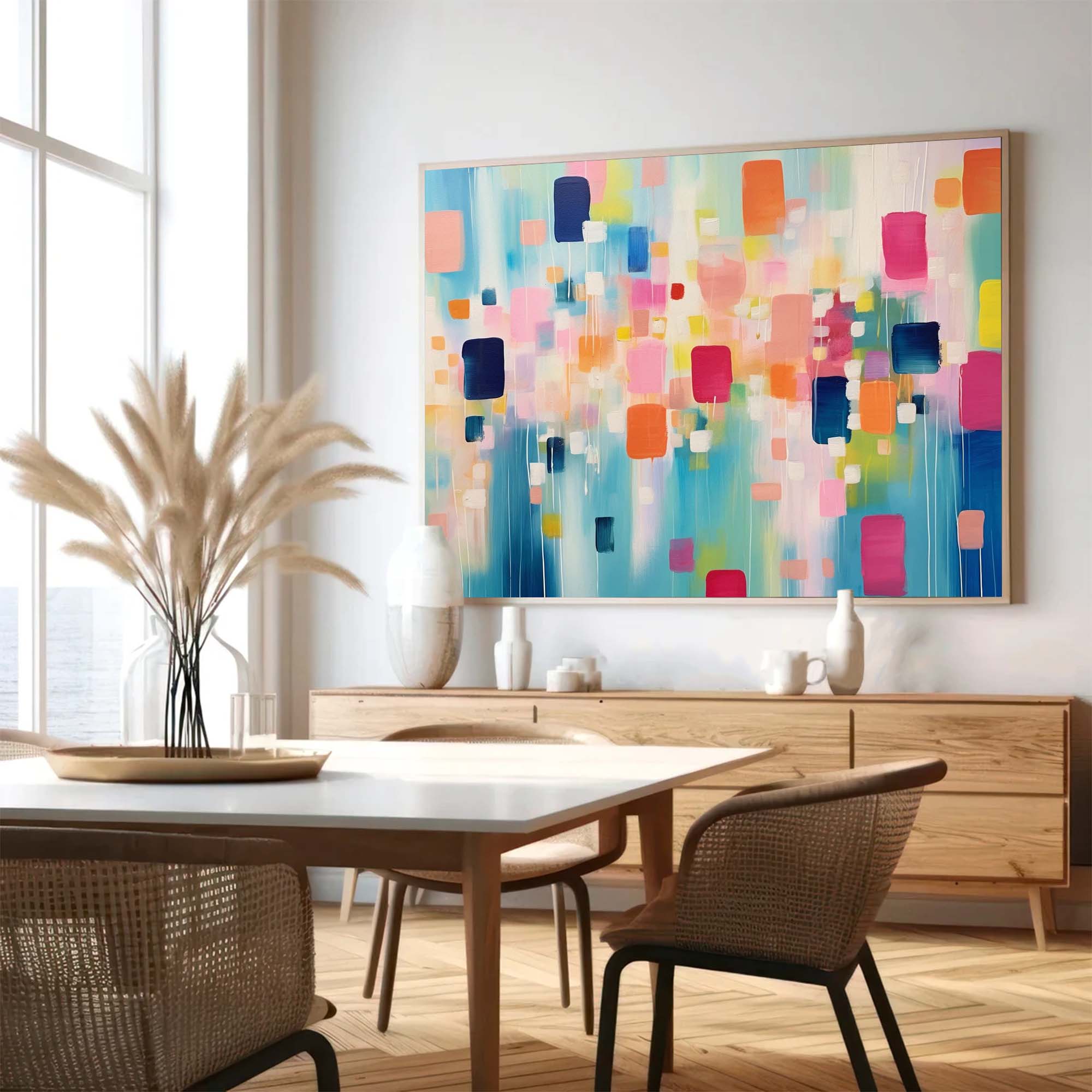 Colorful Geometric Abstract Art