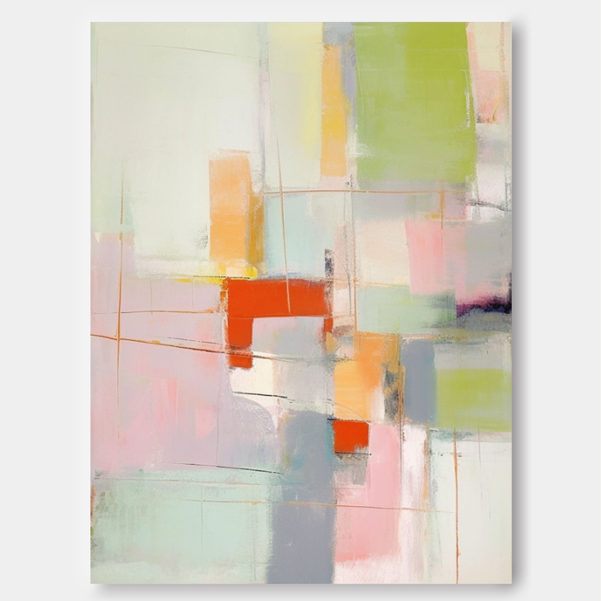 Abstract Canvas Art #AB352