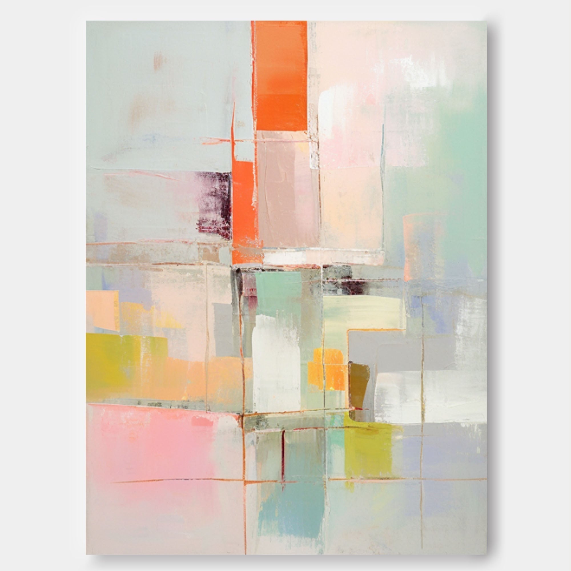 Abstract Canvas Art #AB354