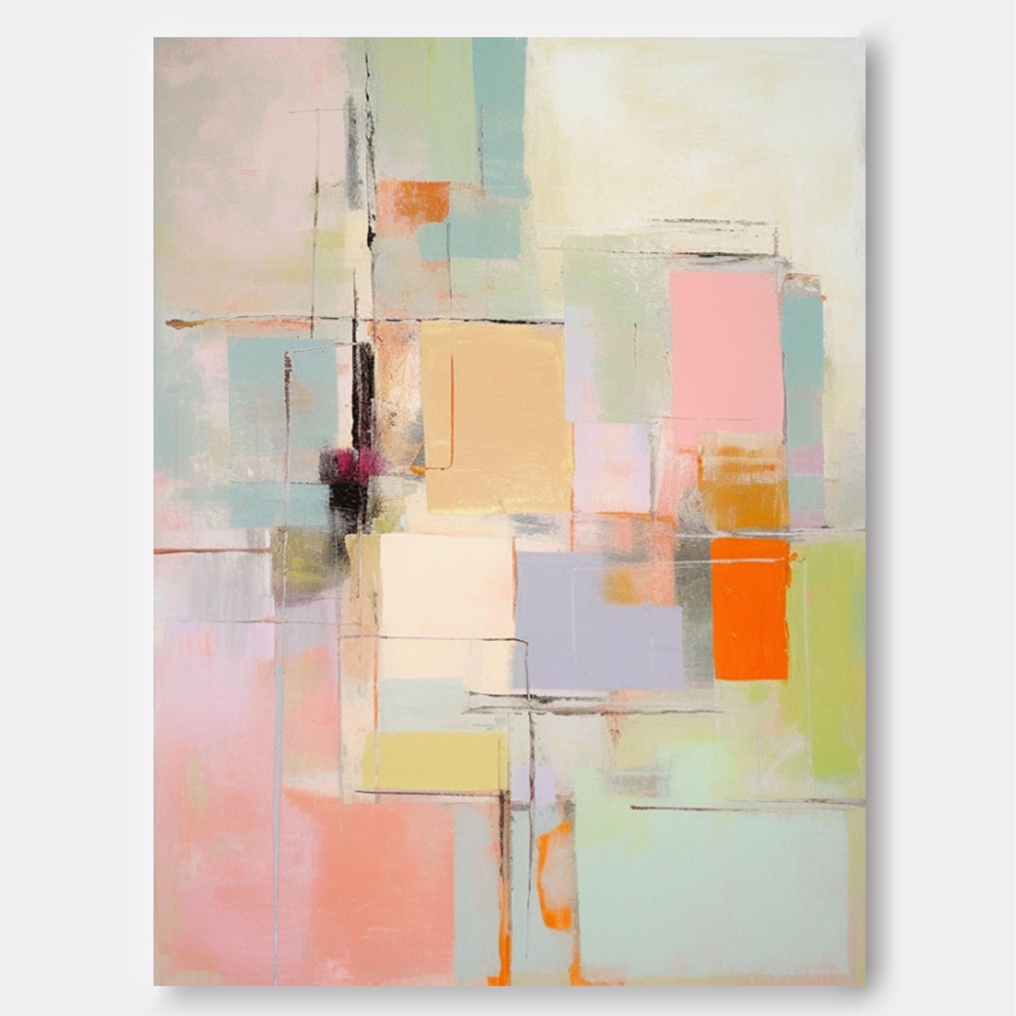 Abstract Canvas Art #AB356