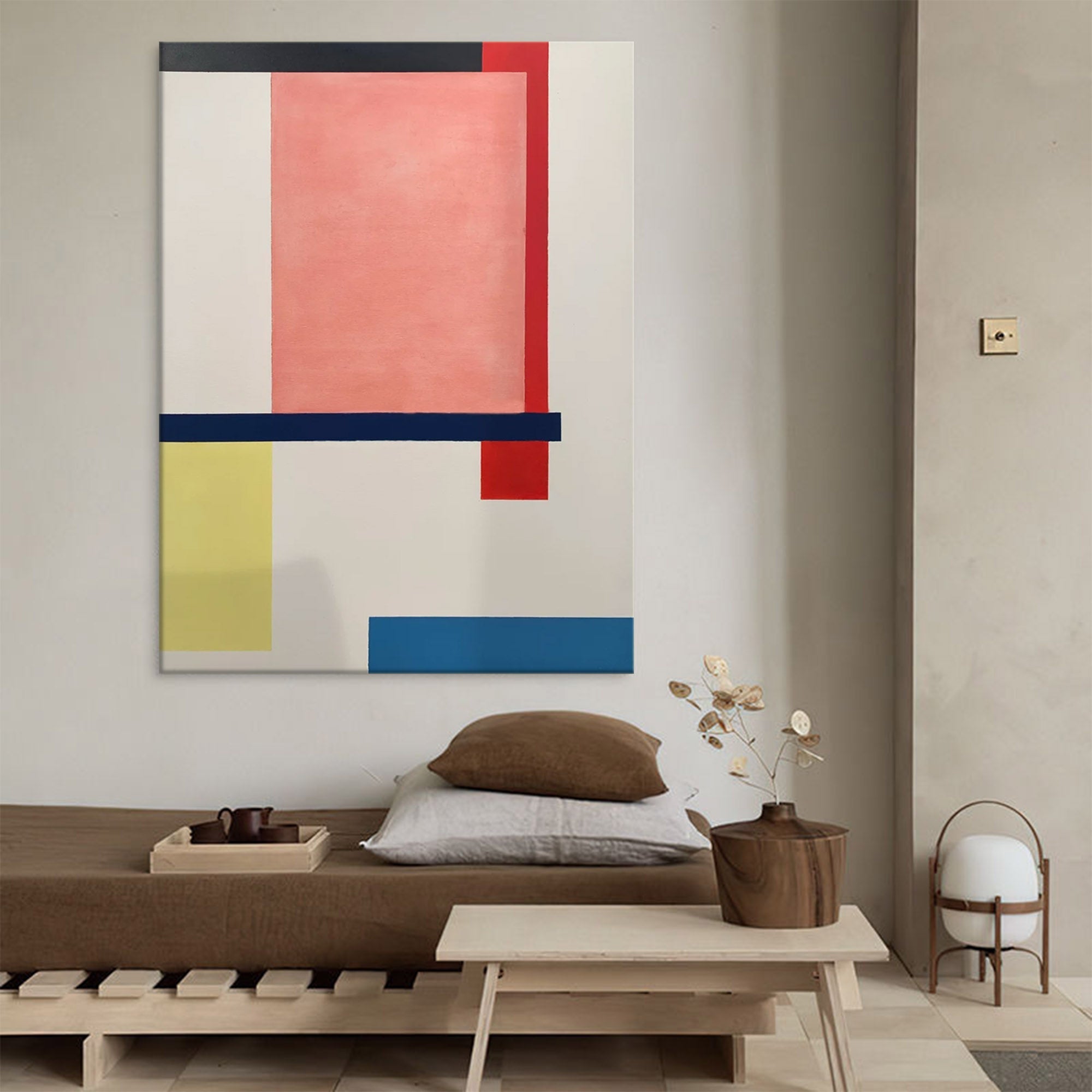 Minimalist Geometry: Bold Color Blocks