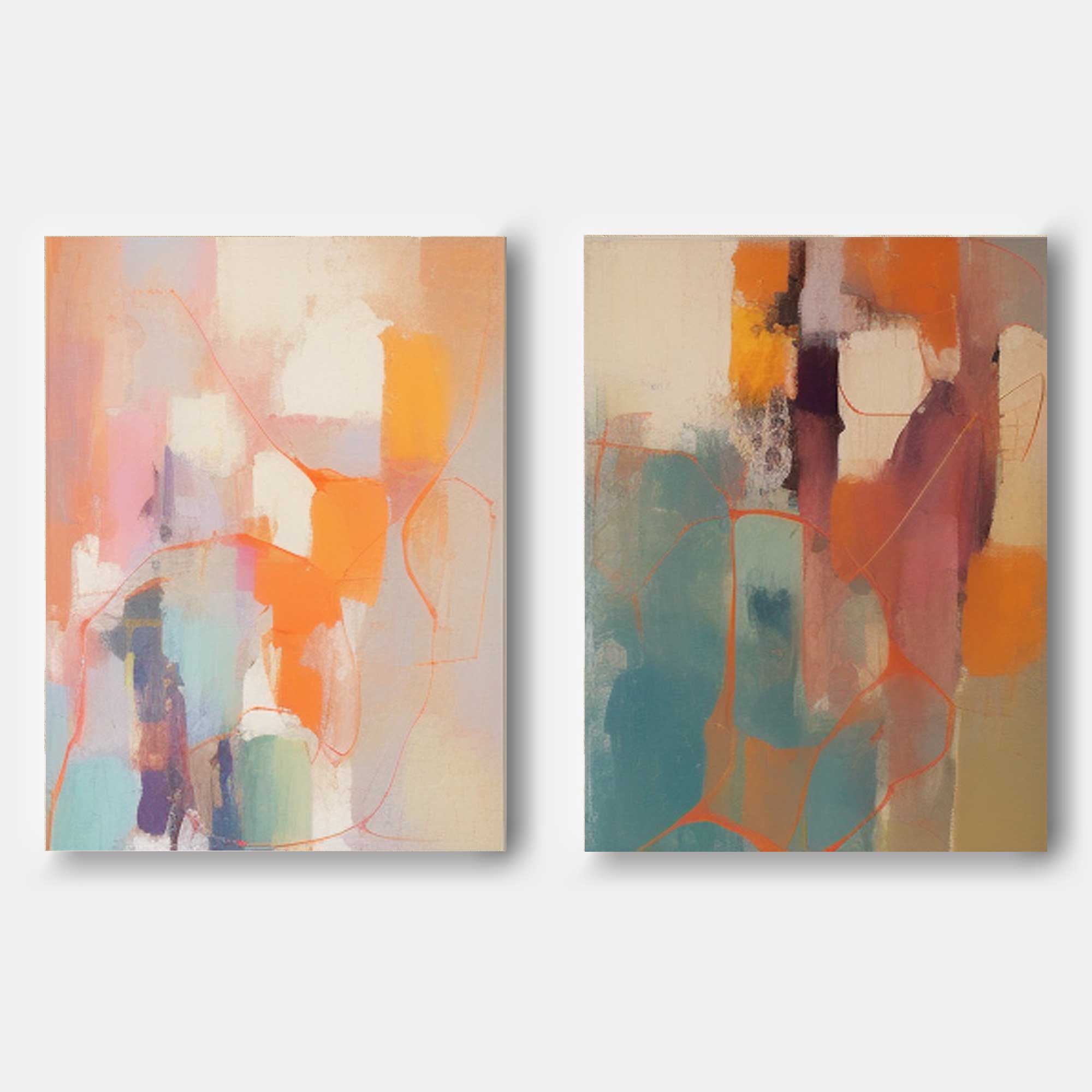 Abstract Canvas Art #AB327