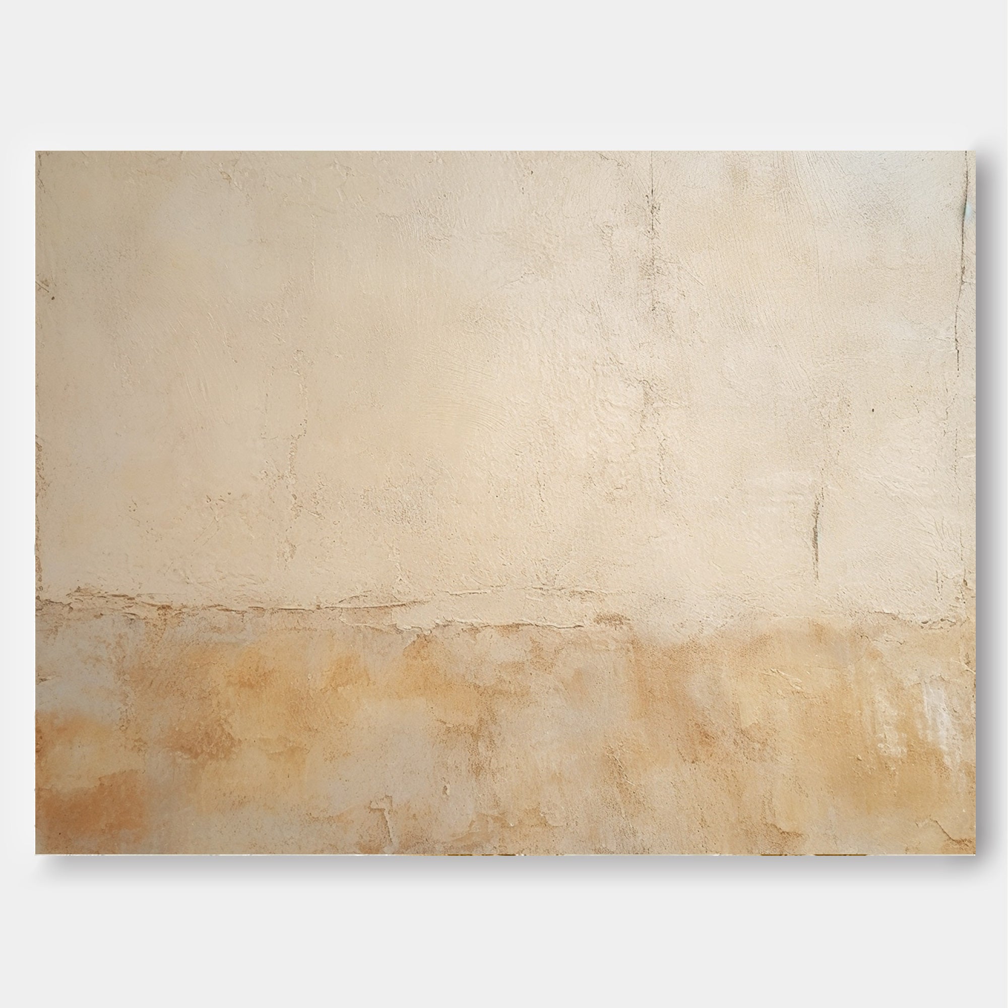 Earthy Textured Minimalist Canvas