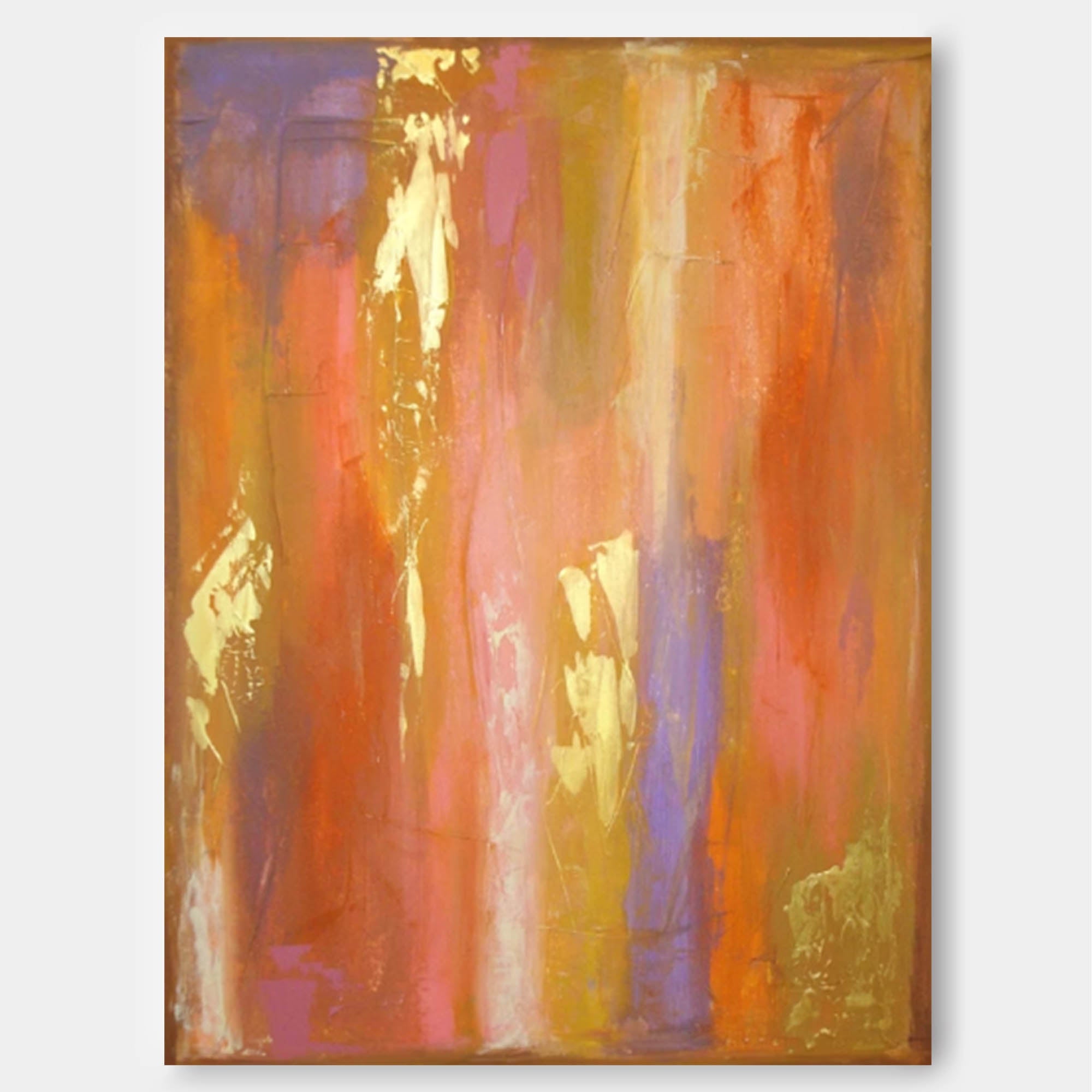 Radiant Sunset Abstract Canvas Art