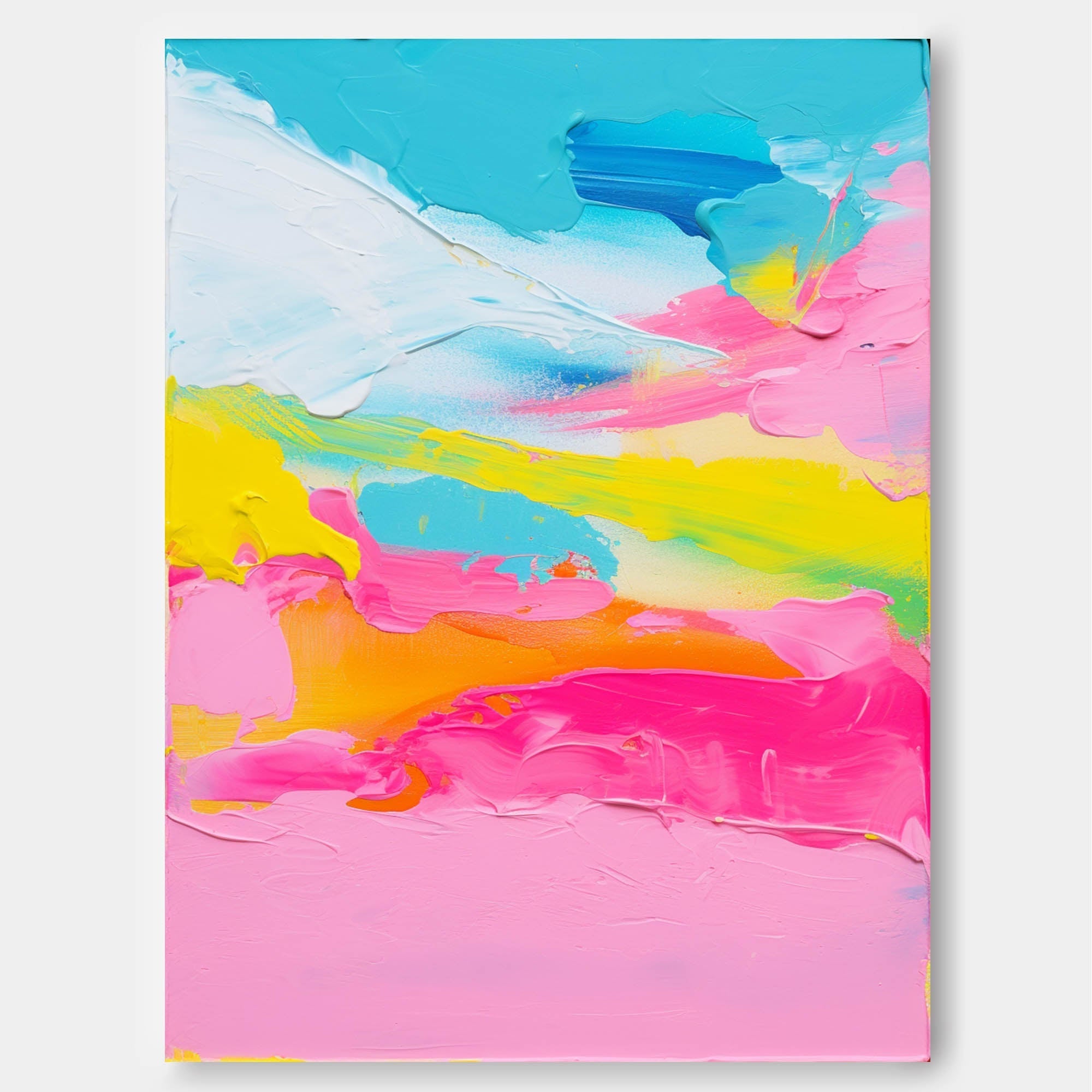 Bright Horizons Abstract Canvas