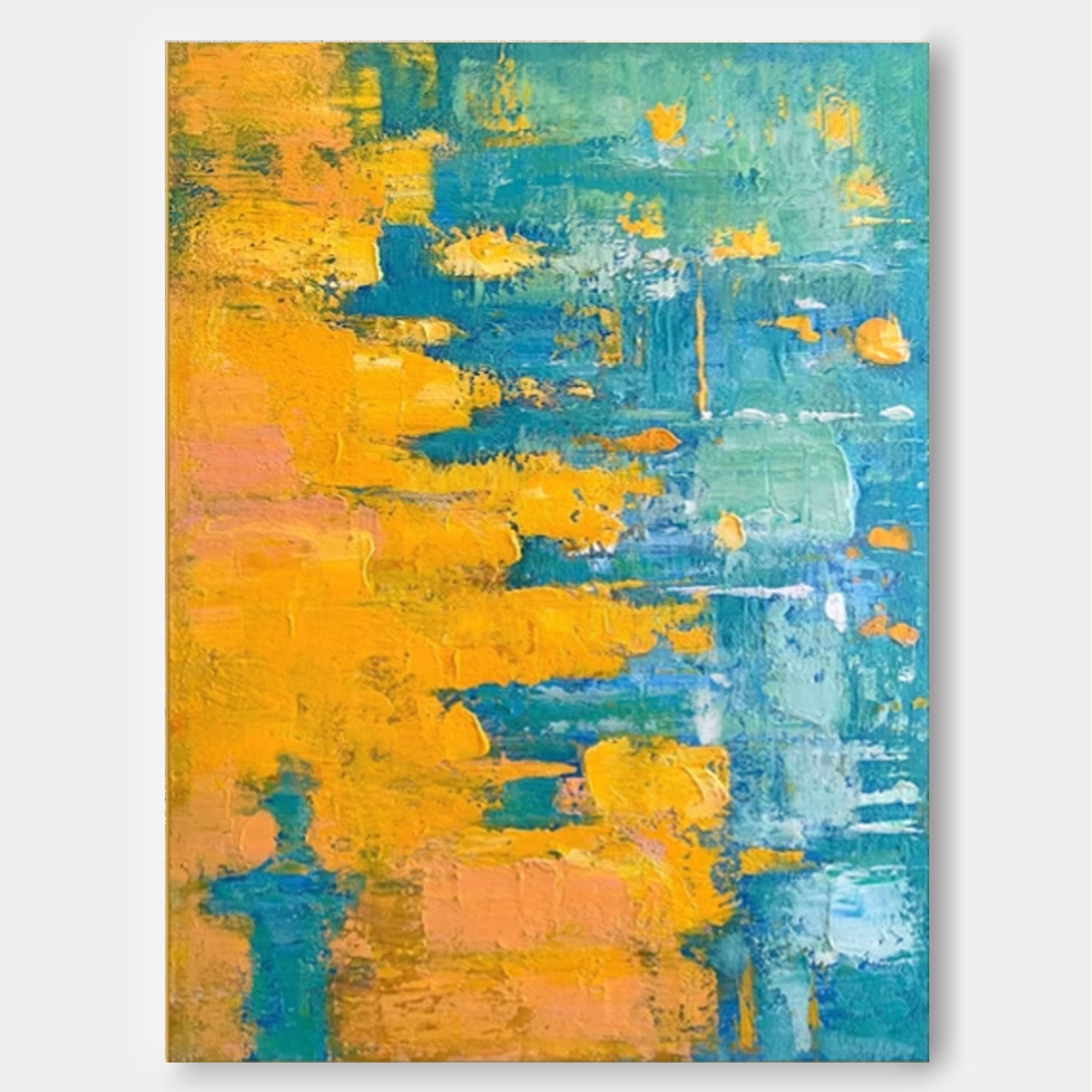 Vibrant Abstract Texture Canvas