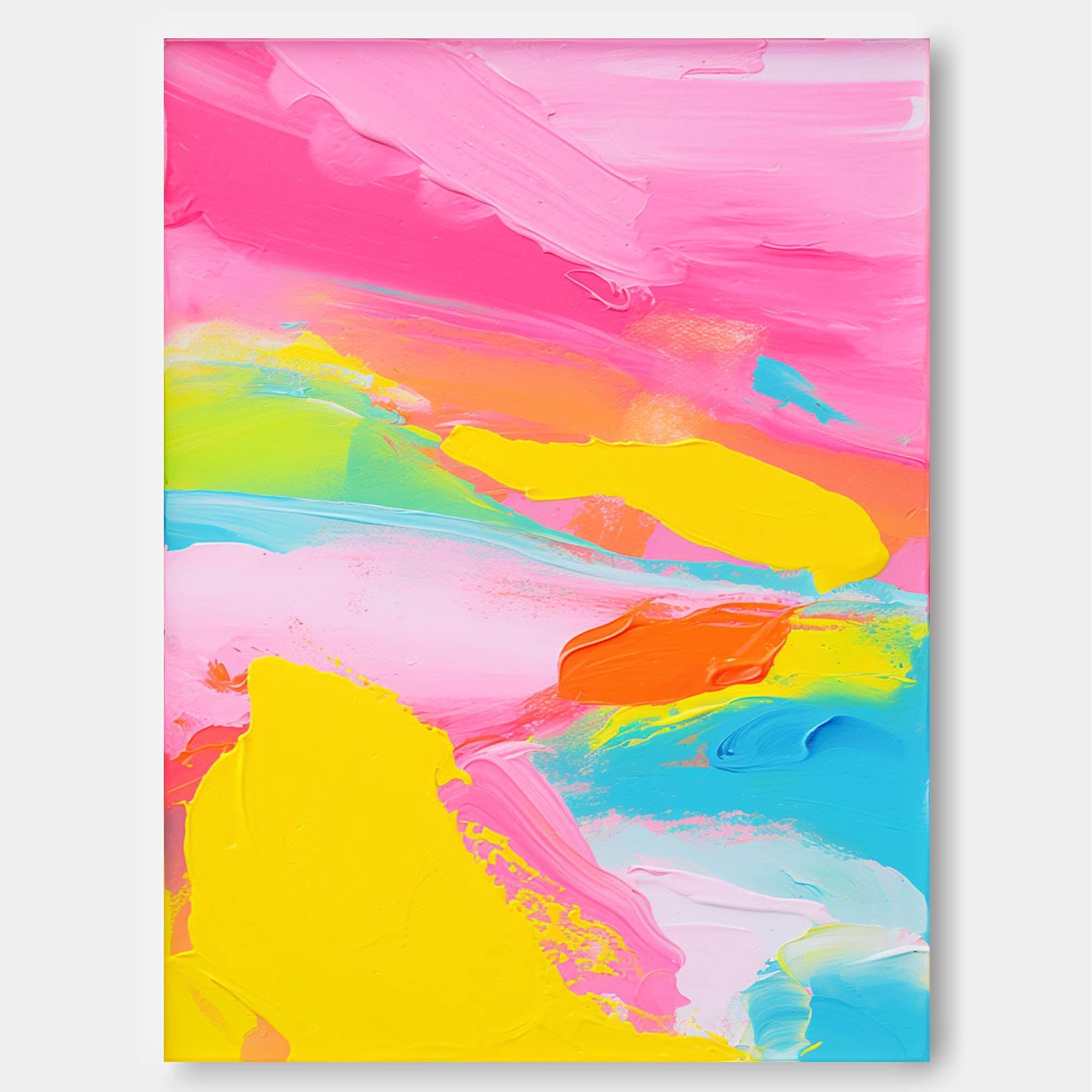 Joyful Horizon Abstract Canvas