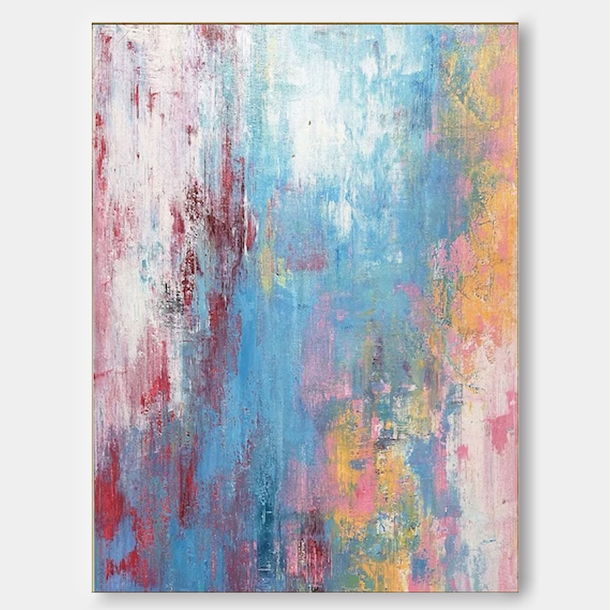 Dreamy Blue Abstract Wall Art