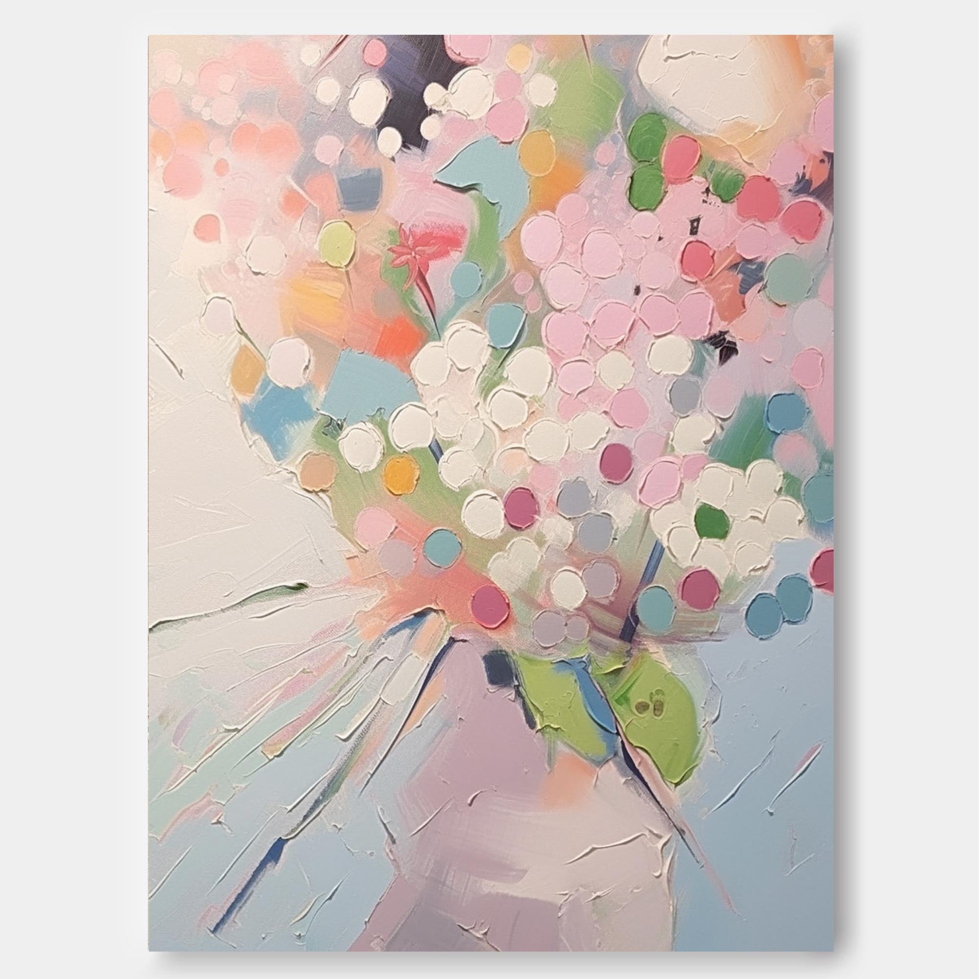 Dreamy Pastel Floral Composition