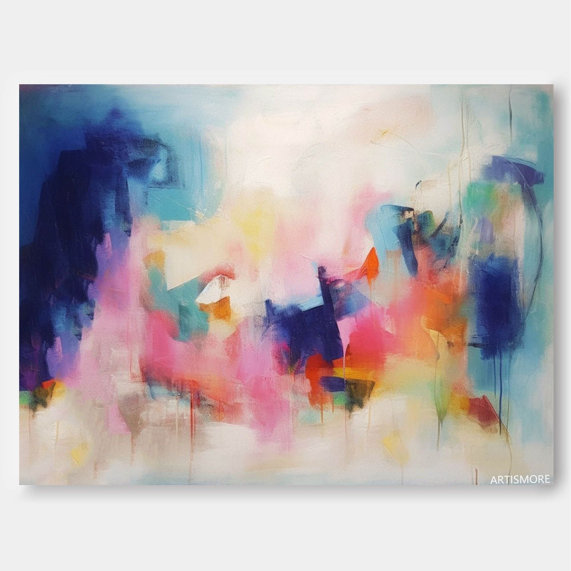 Dreamy Abstract Color Fade Art