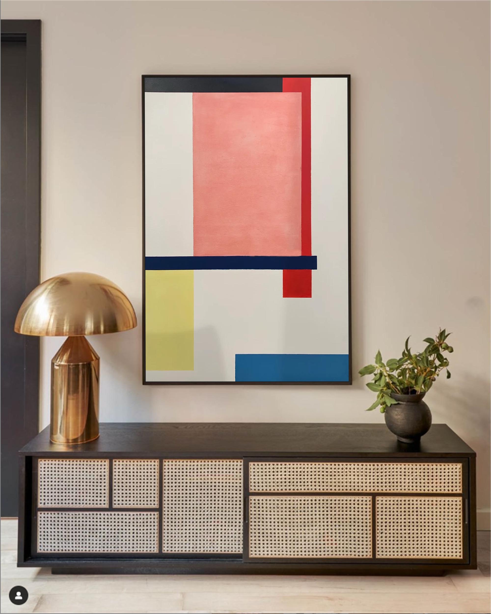 Minimalist Geometry: Bold Color Blocks