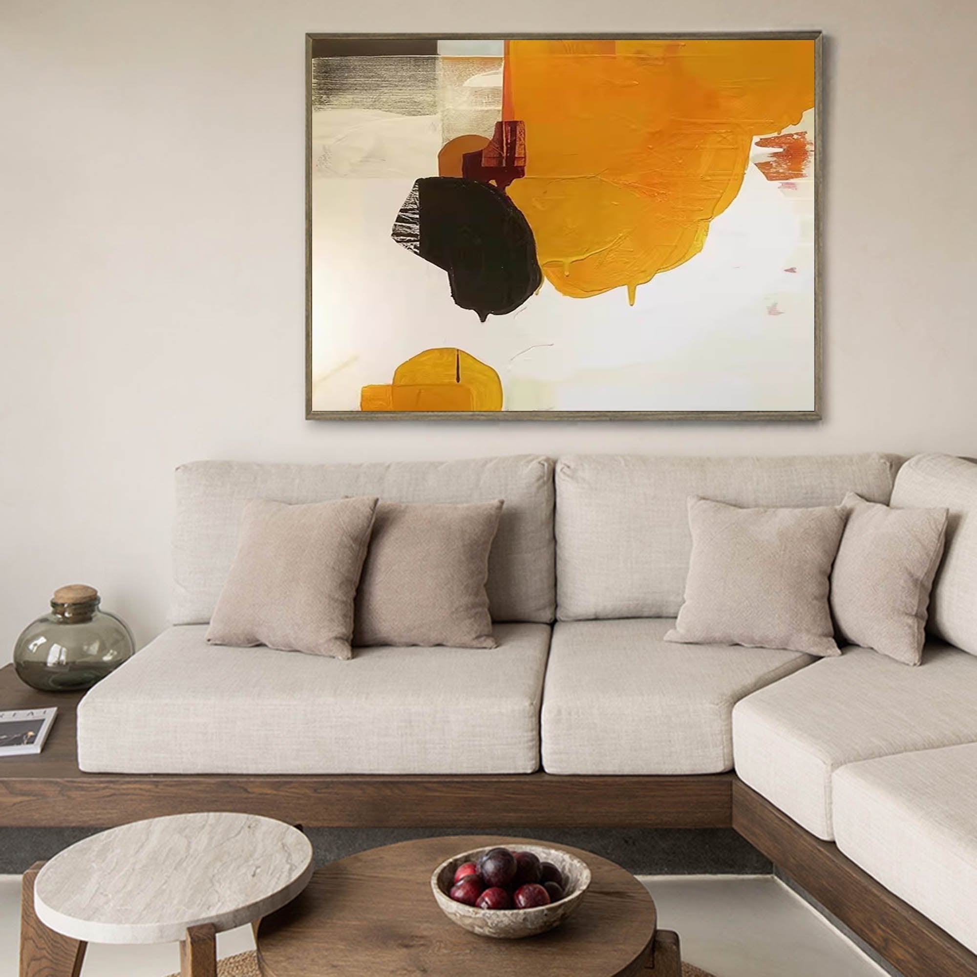 Bold Abstract Color Block Art