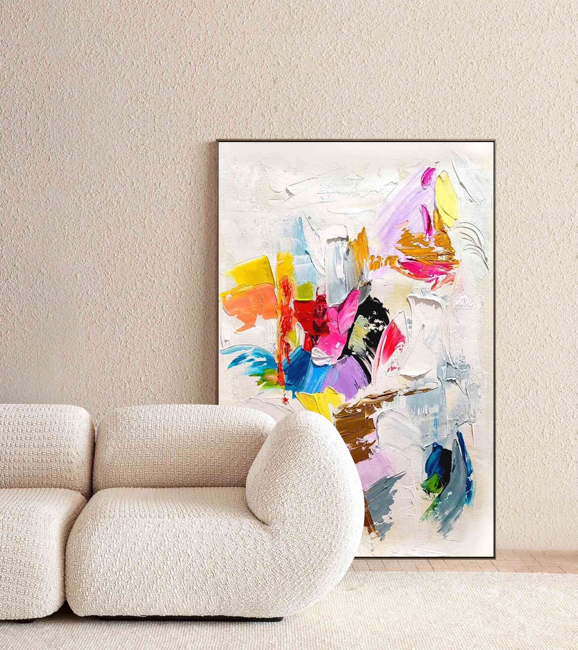 Abstract Color Harmony Oil Painting