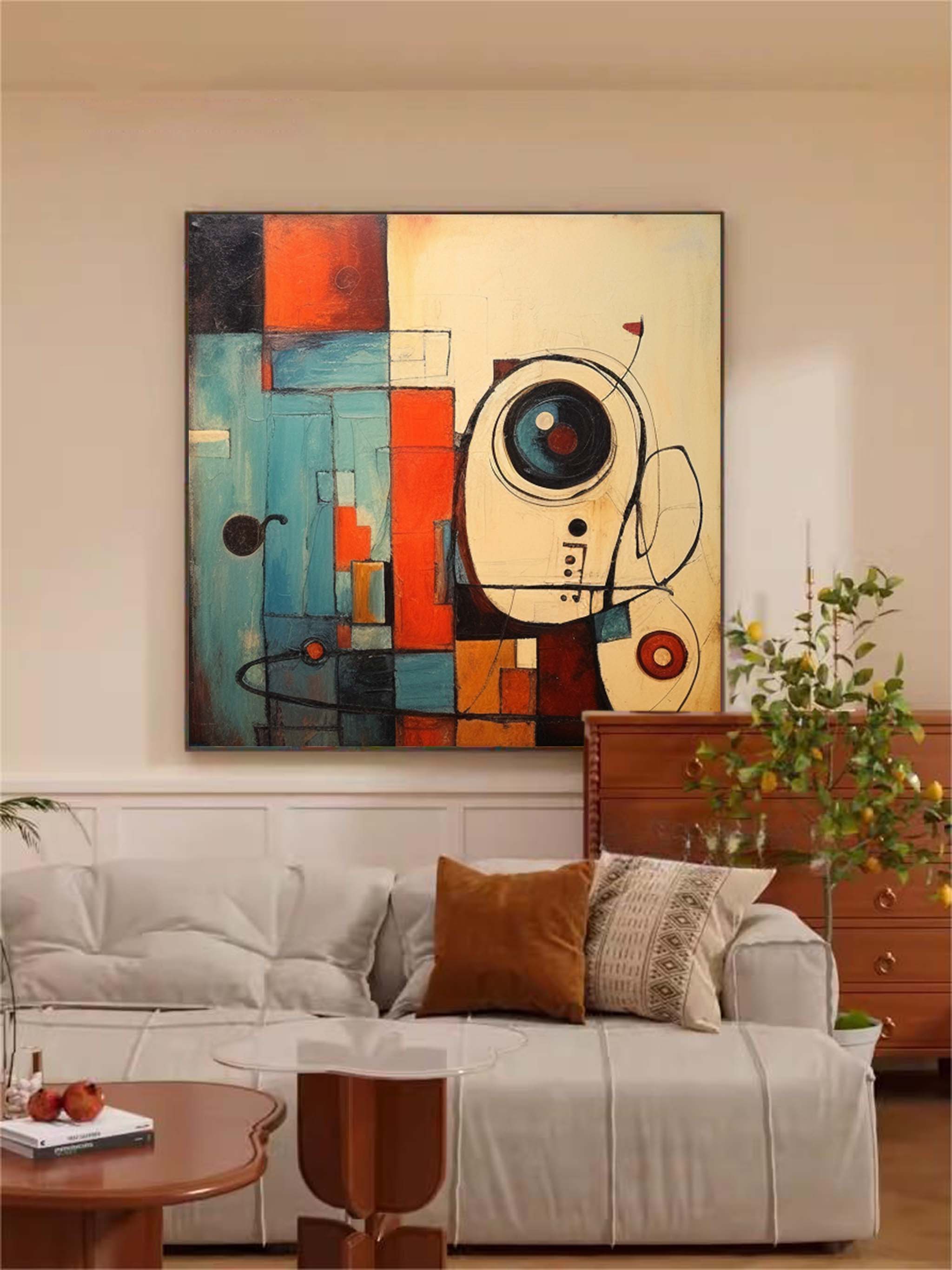 Abstract Canvas Art #AB320