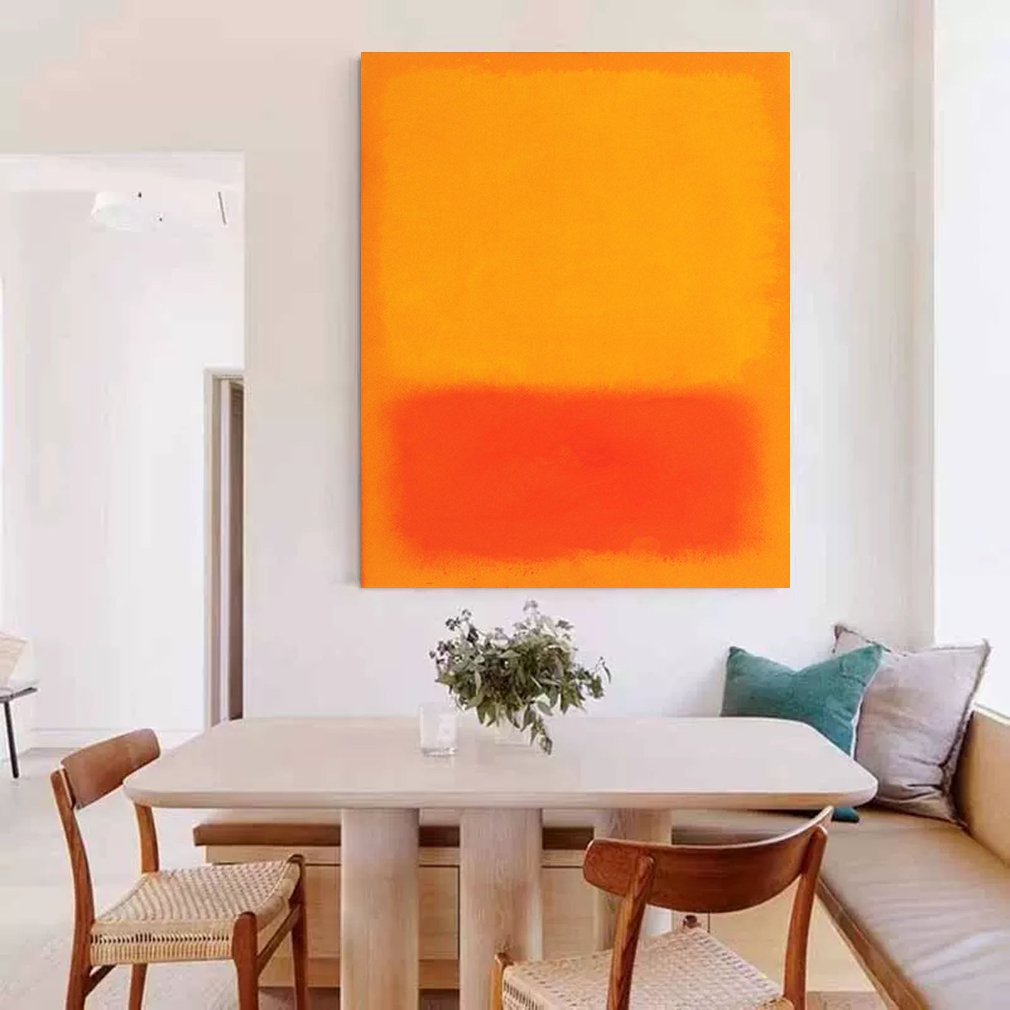 Bold Warm Toned Abstract Art