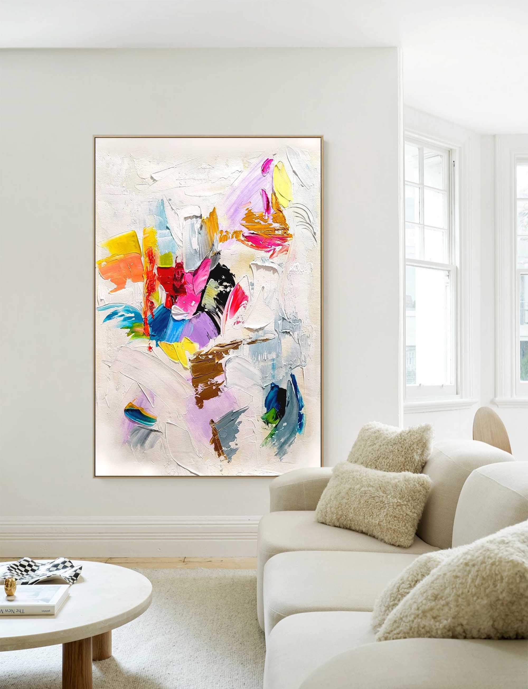 Abstract Color Harmony Oil Painting