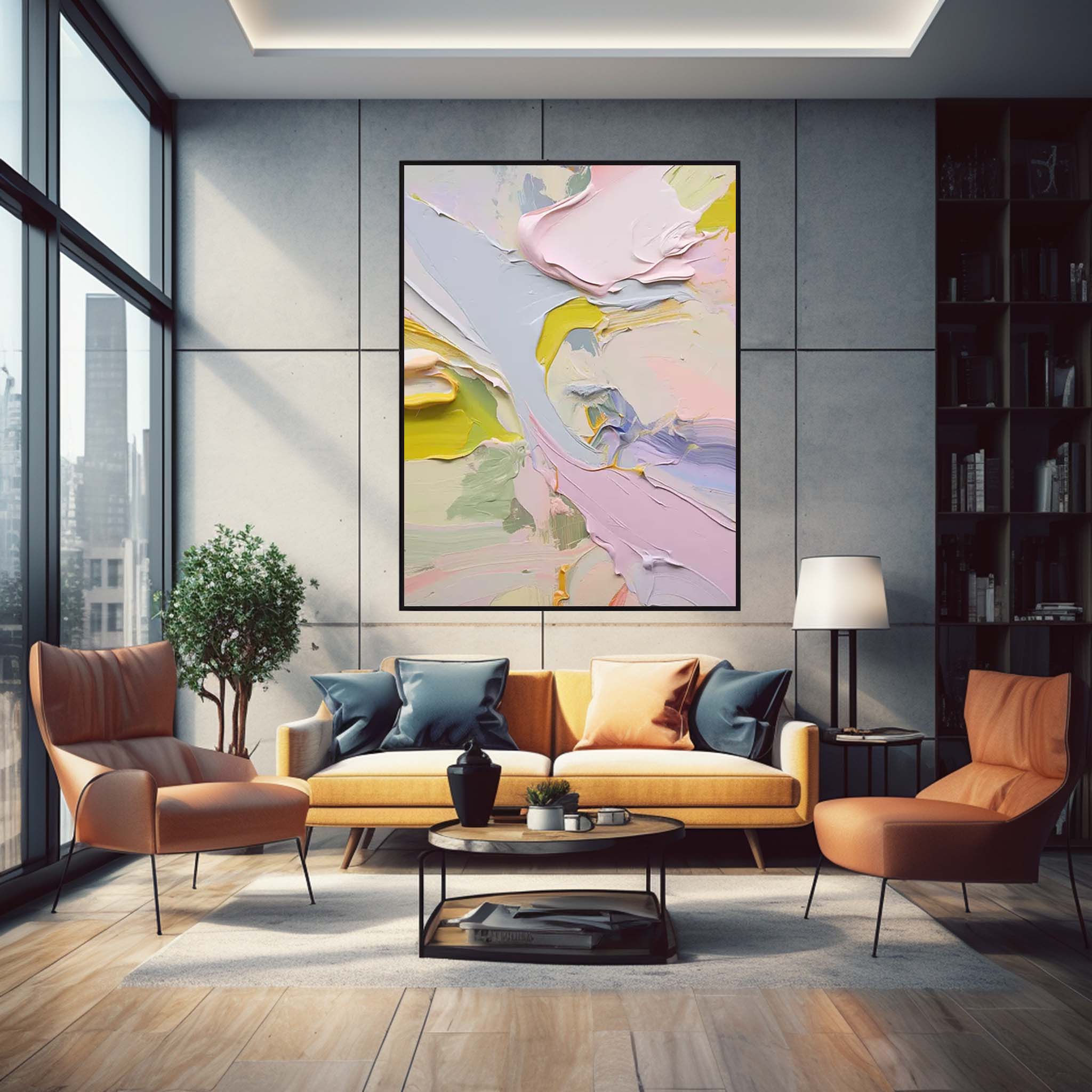Abstract Canvas Art #AB308