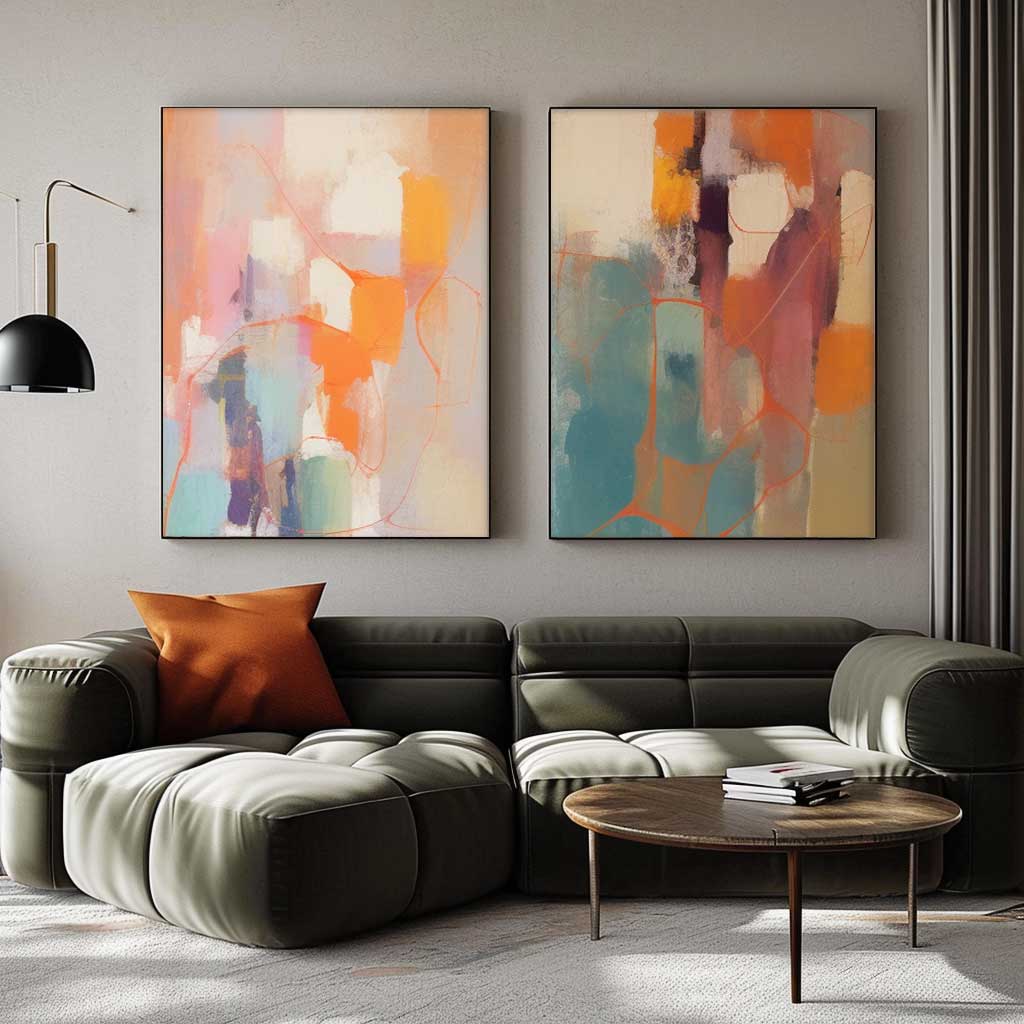 Abstract Canvas Art #AB327