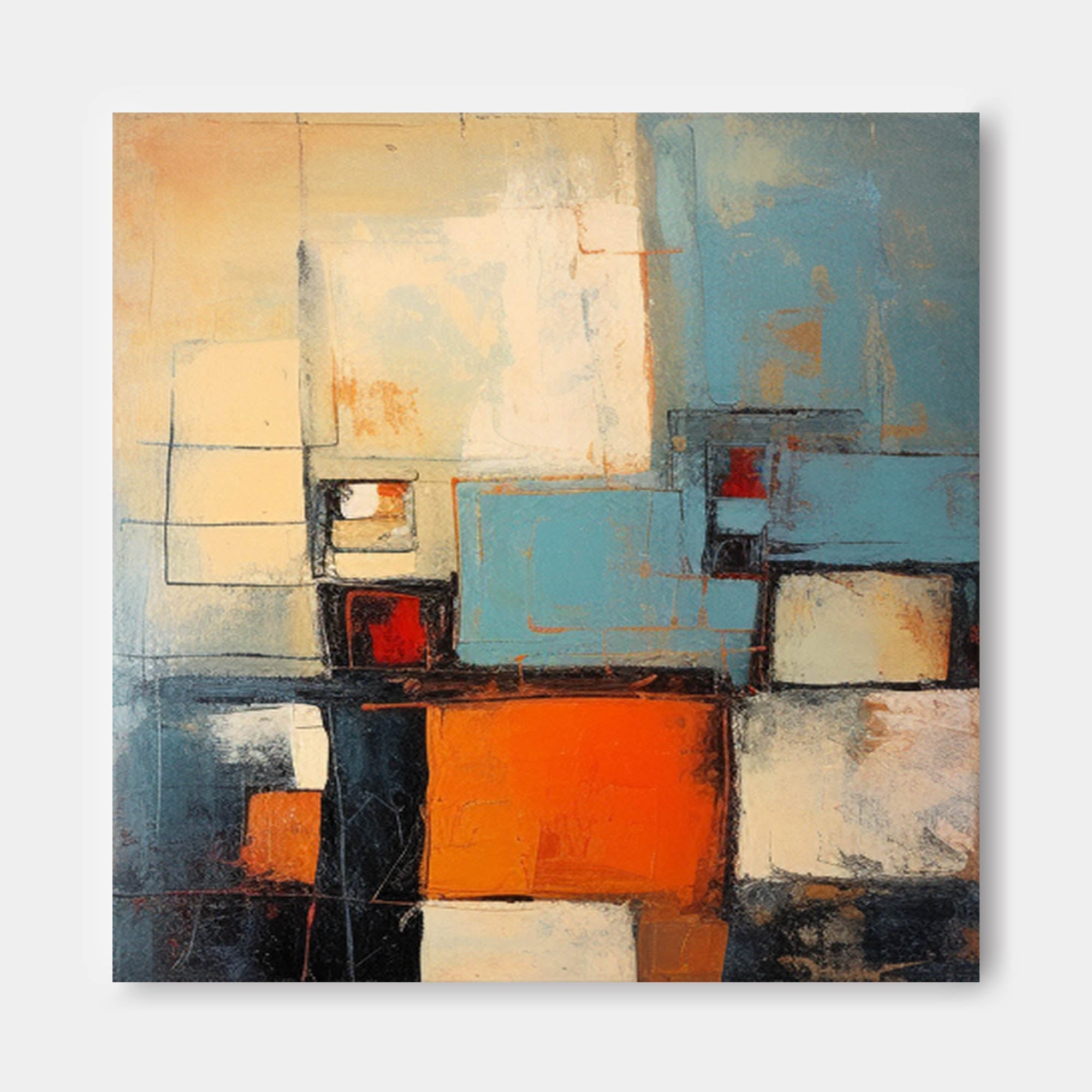 Abstract Canvas Art #AB318