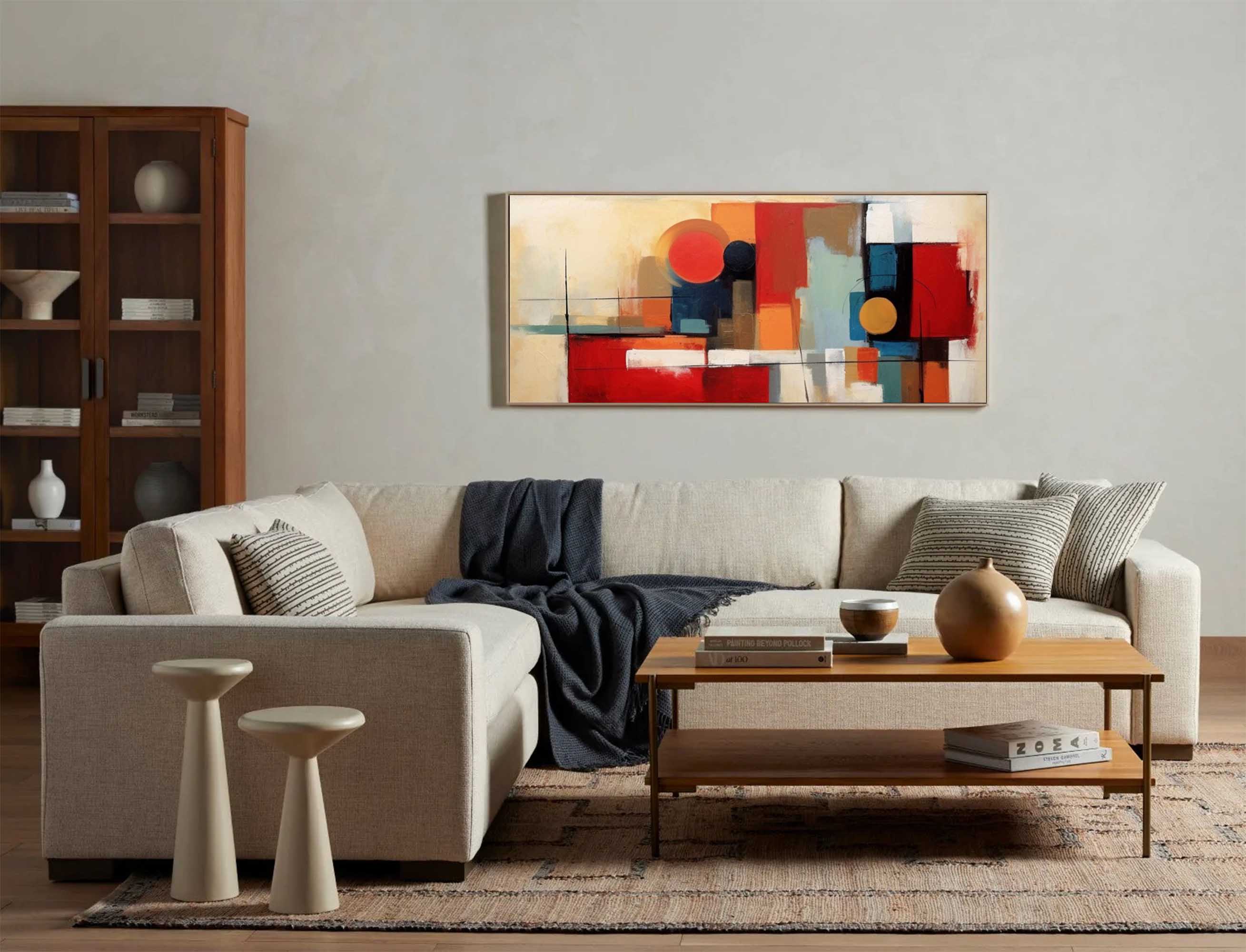 Geometric Abstract Canvas Art