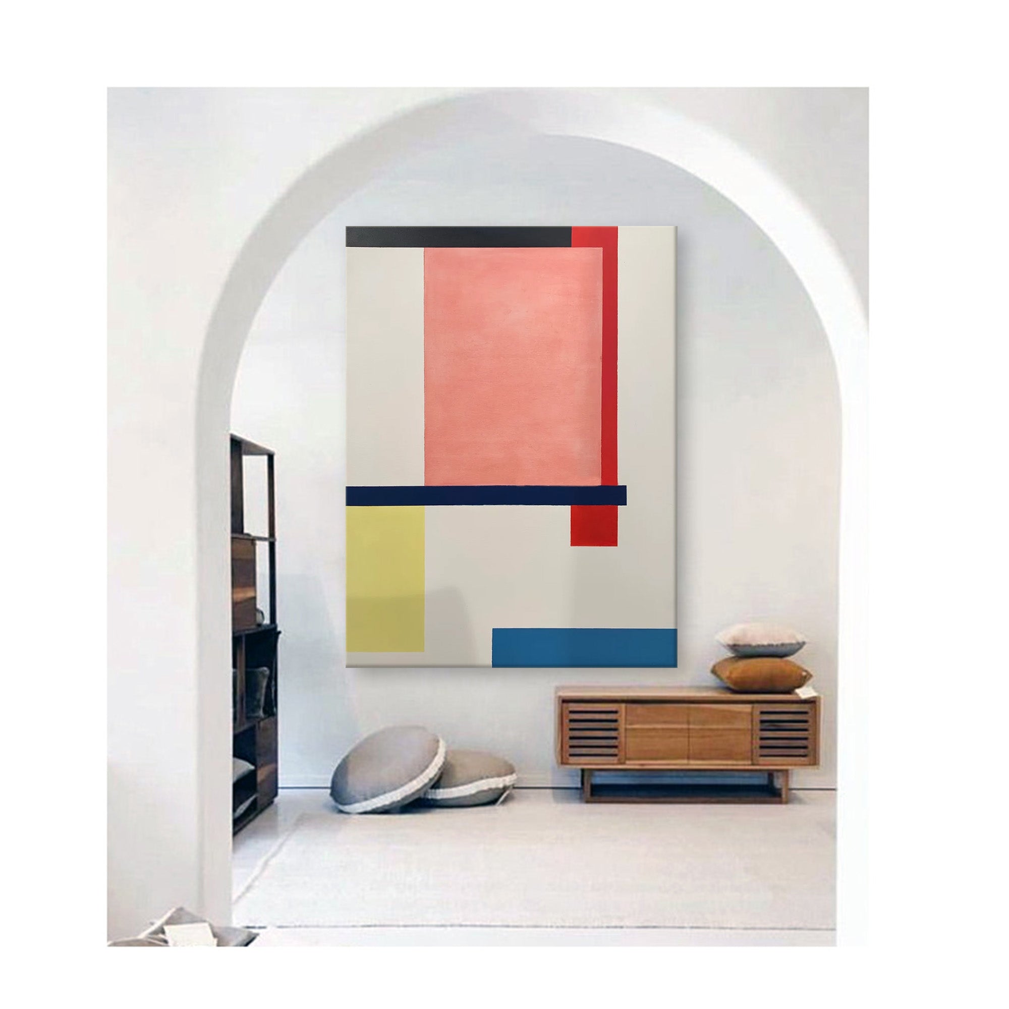 Minimalist Geometry: Bold Color Blocks