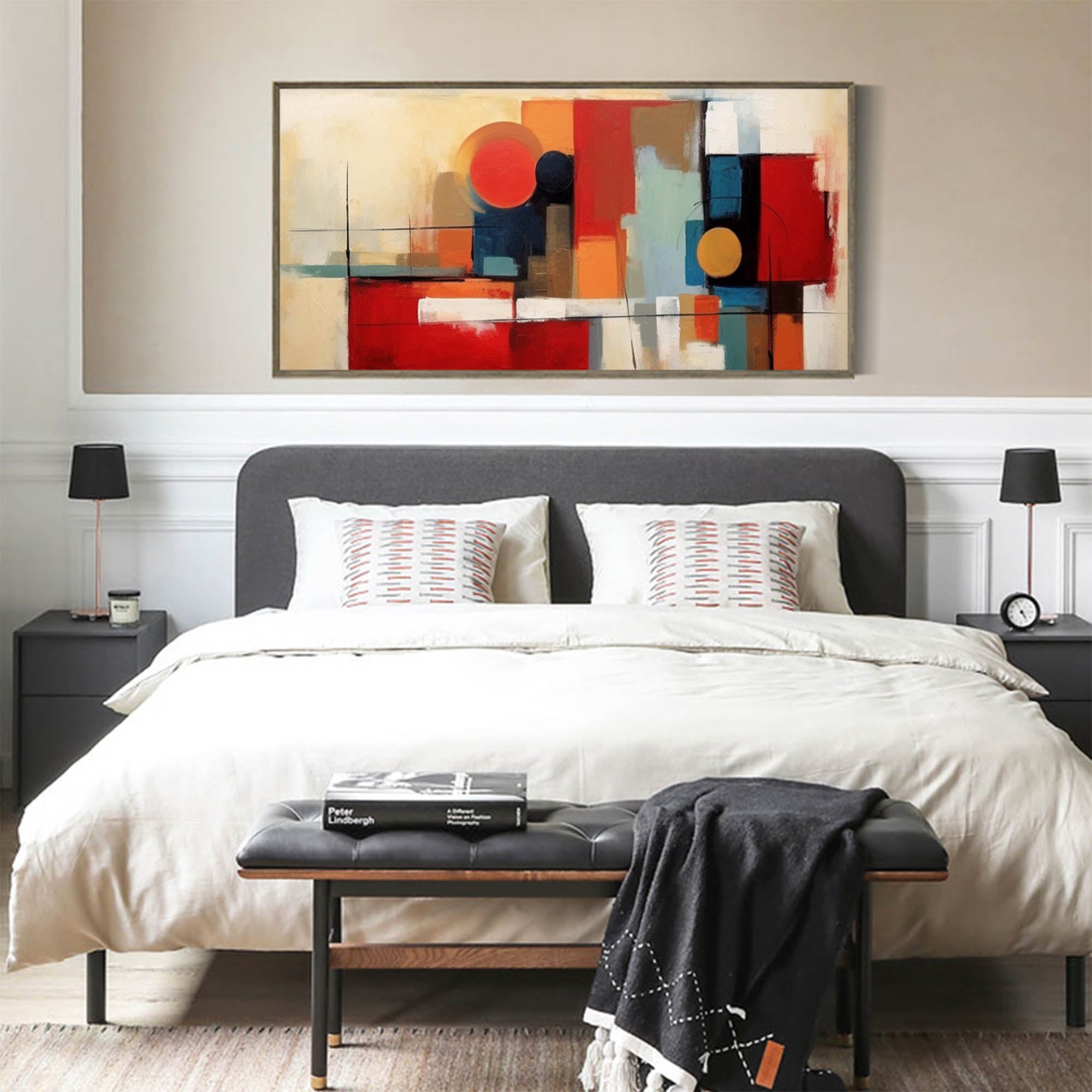 Geometric Abstract Canvas Art