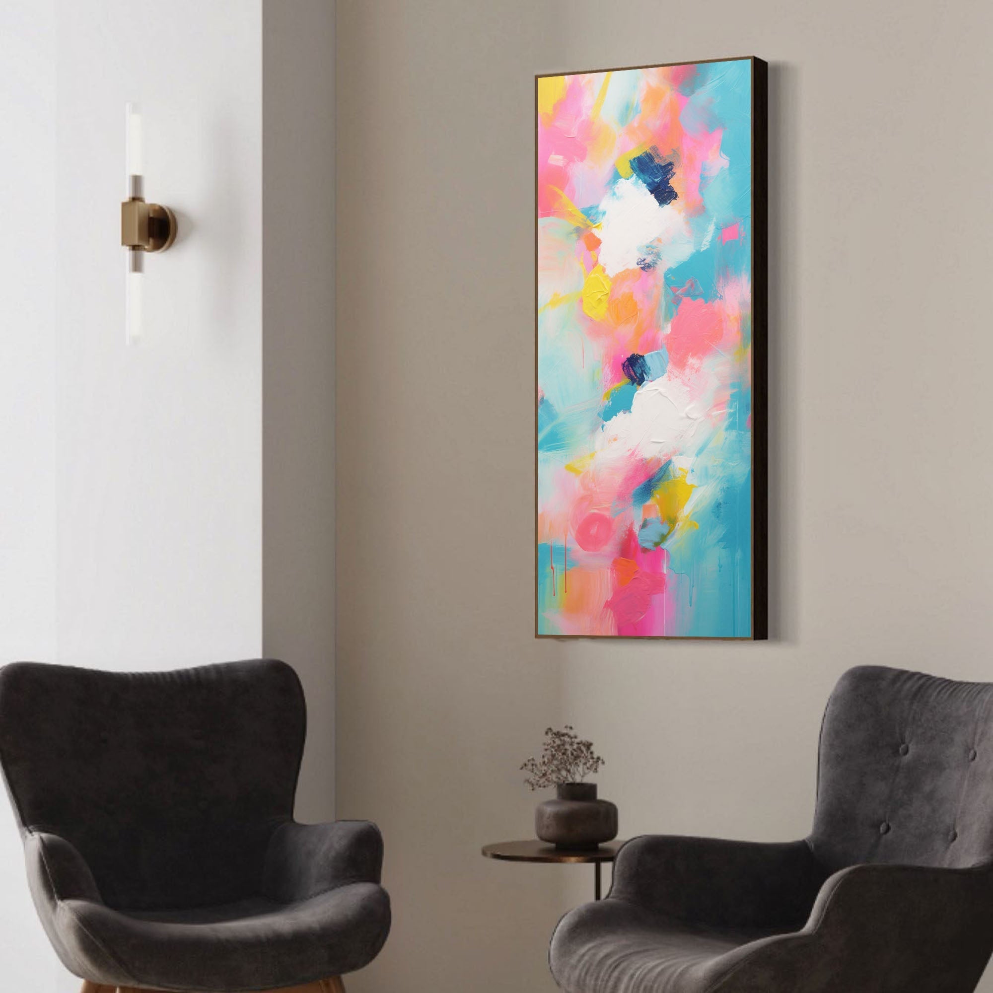 Color Symphony Abstract Canvas