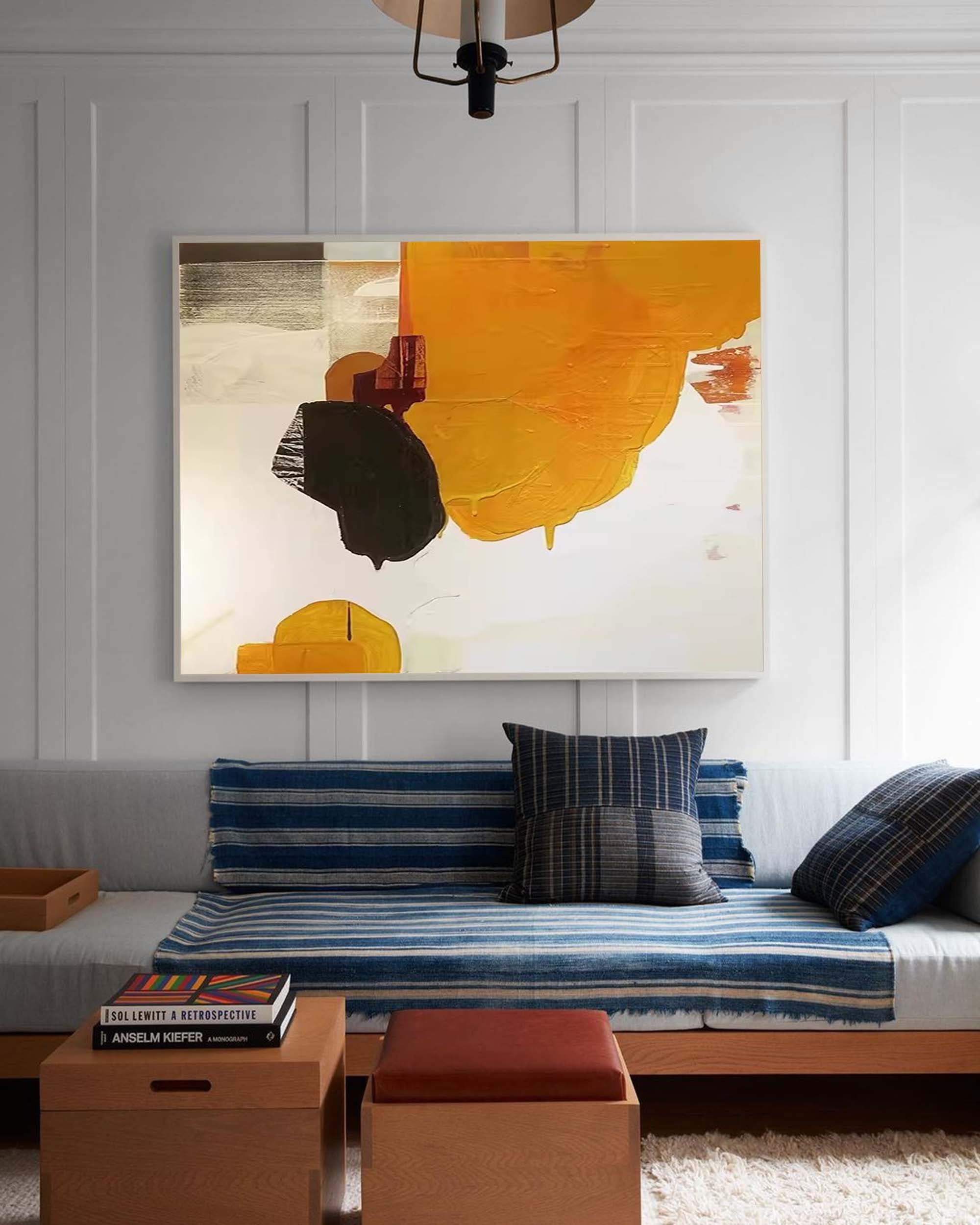 Bold Abstract Color Block Art