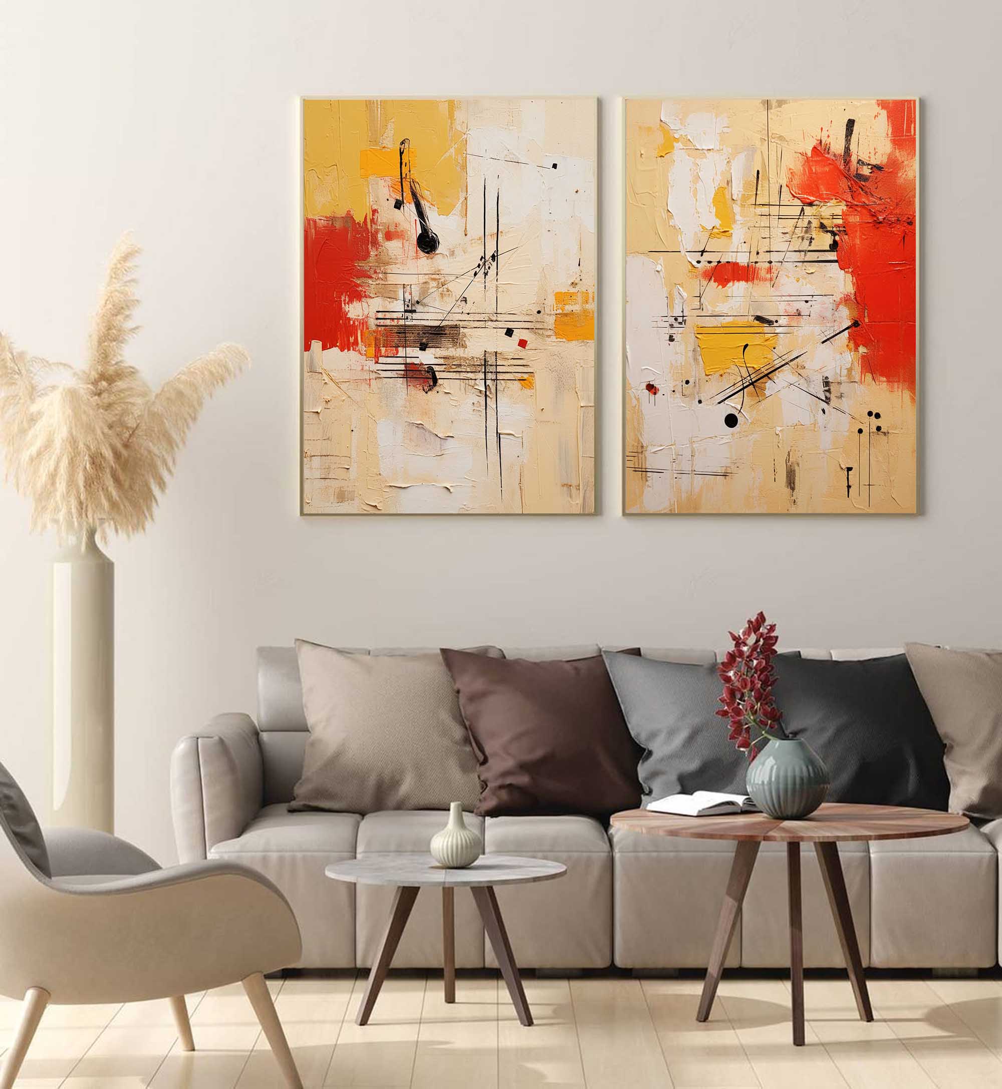 Vibrant Abstract Geometric Set