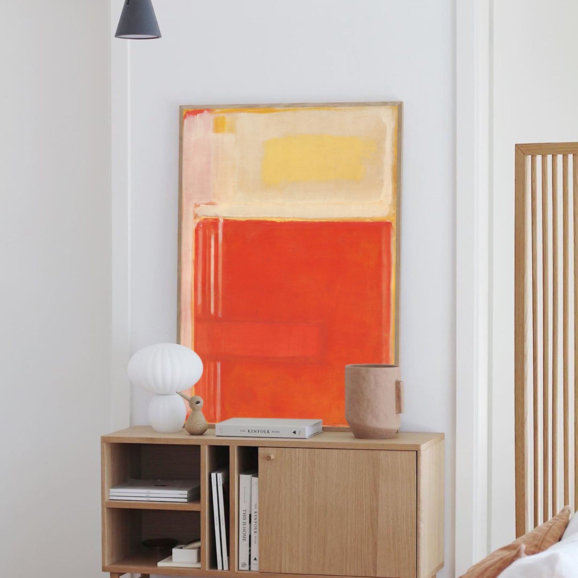 Radiant Abstract Color Block Art